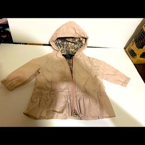 Burberry Baby Canvas Cloth Rain light Jacket